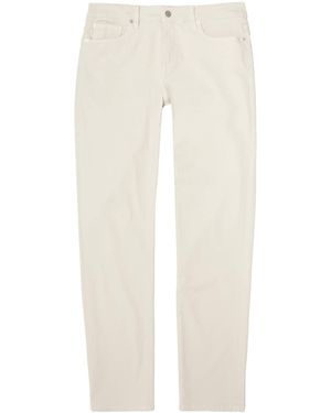 FRAME Mid-Rise Slim Jeans - Natural