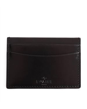 Swaine Leather Card Holder - Black