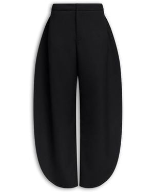 Alaïa Virgin Wool Petal Pants - Black