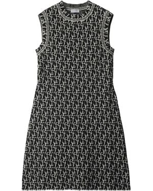 Burberry Wool-Blend B Charm Mini Dress - Black