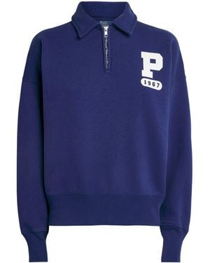 Polo Ralph Lauren Quarter-Zip Sweatshirt - Blue