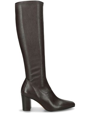 Jude Leather Memo Knee-High Boots 95 - Black