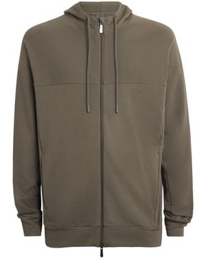 Zimmerli of Switzerland Summer Lounge Hoodie - Green