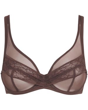Maison Lejaby Nudite Underwired T-Shirt Bra - Brown