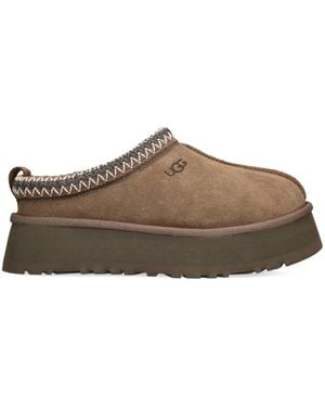 UGG Suede Tazz Flatform Slippers 45 - Brown