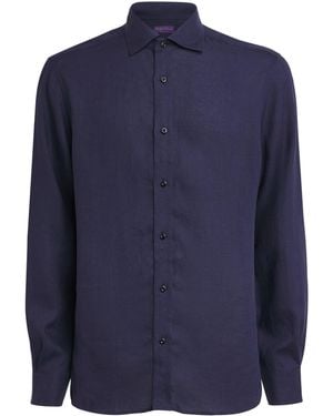 Ralph Lauren Linen Shirt - Blue