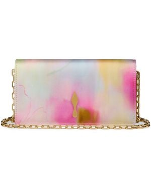 Christian Louboutin Bettina Silk Clutch Bag - Pink