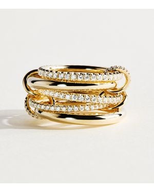Spinelli Kilcollin Petite And Diamond Aquarius Ring - Metallic