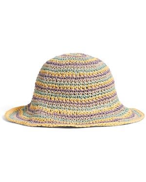 Missoni Crochet Stripe Bucket Hat - Natural