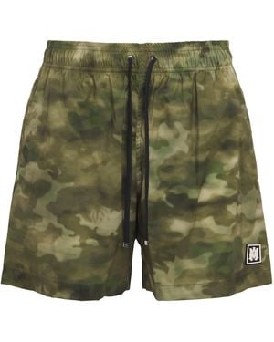 Amiri Camouflage Swim Shorts - Green