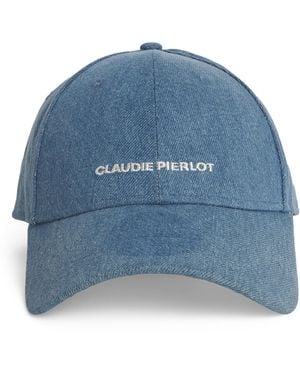 Claudie Pierlot X New Era Denim Baseball Cap - Blue
