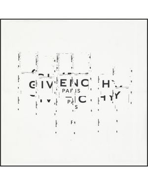 Givenchy Cotton Photographic Negatives Scarf - White