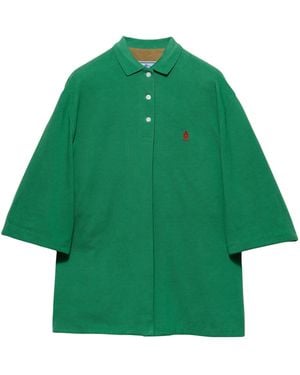 Prada Old Piqué Blouson Jacket - Green