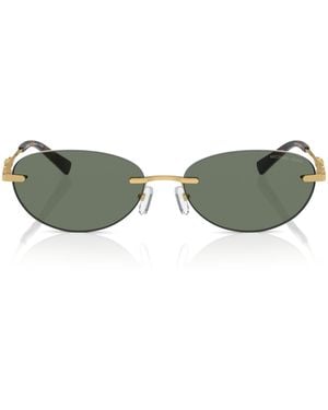 Michael Kors Manchester Oval Sunglasses - Green