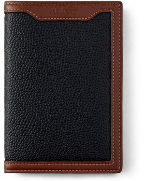 Mulberry Scotchgrain Passport Cover - Black