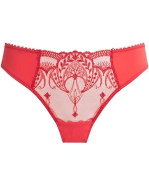 Maison Lejaby Poesie Tanga Briefs - Pink