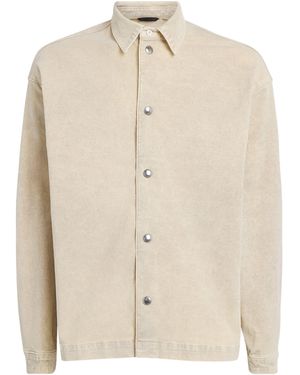 7 For All Mankind Cotton-Blend Corduroy Shirt - Natural