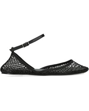 Christopher Esber Mesh Minette Ballet Flats - Black