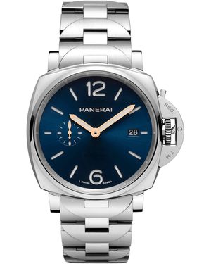 Panerai Stainless Steel Luminor Due Watch - Metallic
