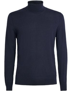 Barena Wool Rollneck Sweatshirt - Blue
