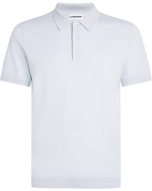J.Lindeberg Knitted Ridge Polo Shirt - White