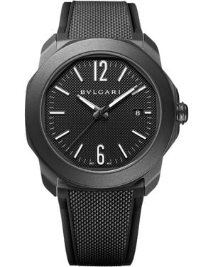 BVLGARI Stainless Steel Octo Roma Watch - Grey