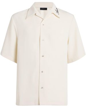 Amiri Embroidered Logo Short-Sleeve Shirt - White