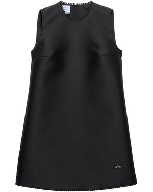 Prada Scuba Mini Dress - Black