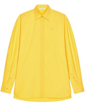 Givenchy Cotton Poplin Cocoon Shirt - Yellow