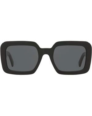 Celine Oversized Square Triomphe Sunglasses - Black