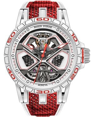 Roger Dubuis X Lamborghini Titanium Excalibur Spider Monobalancier Huracán Watch - Red