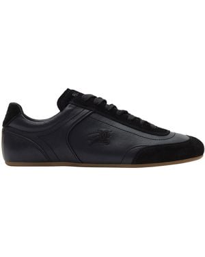Burberry Leather Knight Runner Trainers - Blue