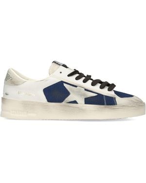 Golden Goose Suede Stardan Trainers - Blue
