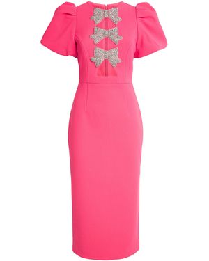 Rebecca Vallance Cady Embellished Posey Midi Dress - Pink