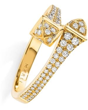 Marli New York And Diamond Cleo Ring - Metallic