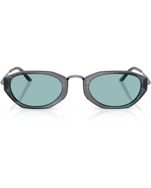 Giorgio Armani Irregular Oval Sunglasses - Green
