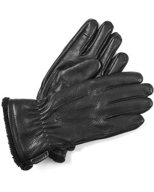 Aspinal of London Deerskin Gloves - Black