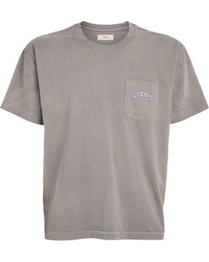 CHERRY LA Cotton Palamino Pocket T-Shirt - Grey