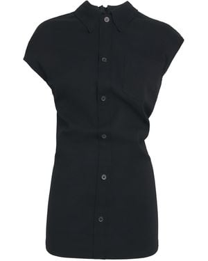 Issey Miyake Like Torso Like Shirt - Black