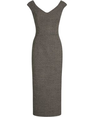 Dolce & Gabbana Wool Sheath Dress - Grey