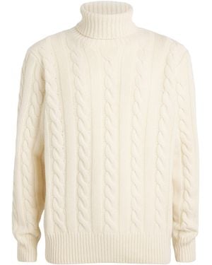 Polo Ralph Lauren Wool-Cashmere Rollneck Jumper - White