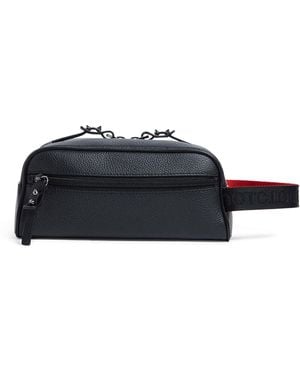 Christian Louboutin Blaster Calfskin Wash Bag - Blue