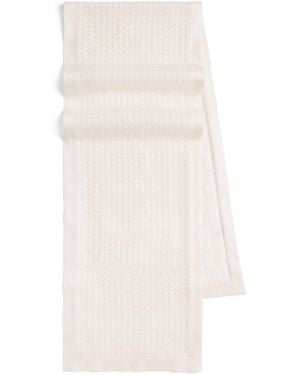 Eleventy Silk Scarf - White