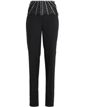 Stella McCartney Wool Crystal Tailored Trousers - Black