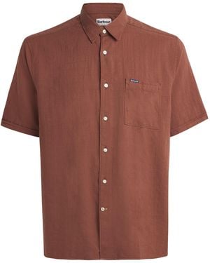 Barbour Cotton Ripstop Kingswood Shirt - Brown