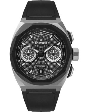 Bremont Stainless Steel Supernova Chronograph Watch - Black