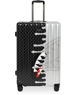 Sprayground Side Drip Check-In Suitcase - Black
