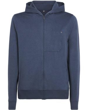 Vuori Zip-Up Ponto Hoodie - Blue