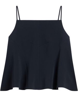 Givenchy Square-Neck Cami Top - Blue