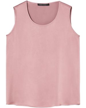 Marina Rinaldi Envers Satin Golden Blouse - Pink